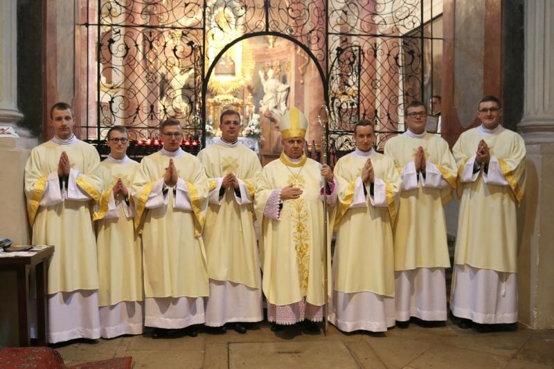 Święcenia diakonatu w diecezji gliwickiej - Sanktuarium Matki Bożej Pokornej w Rudach