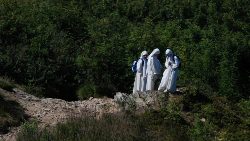 Siostry zakonne w Bieszczadach
